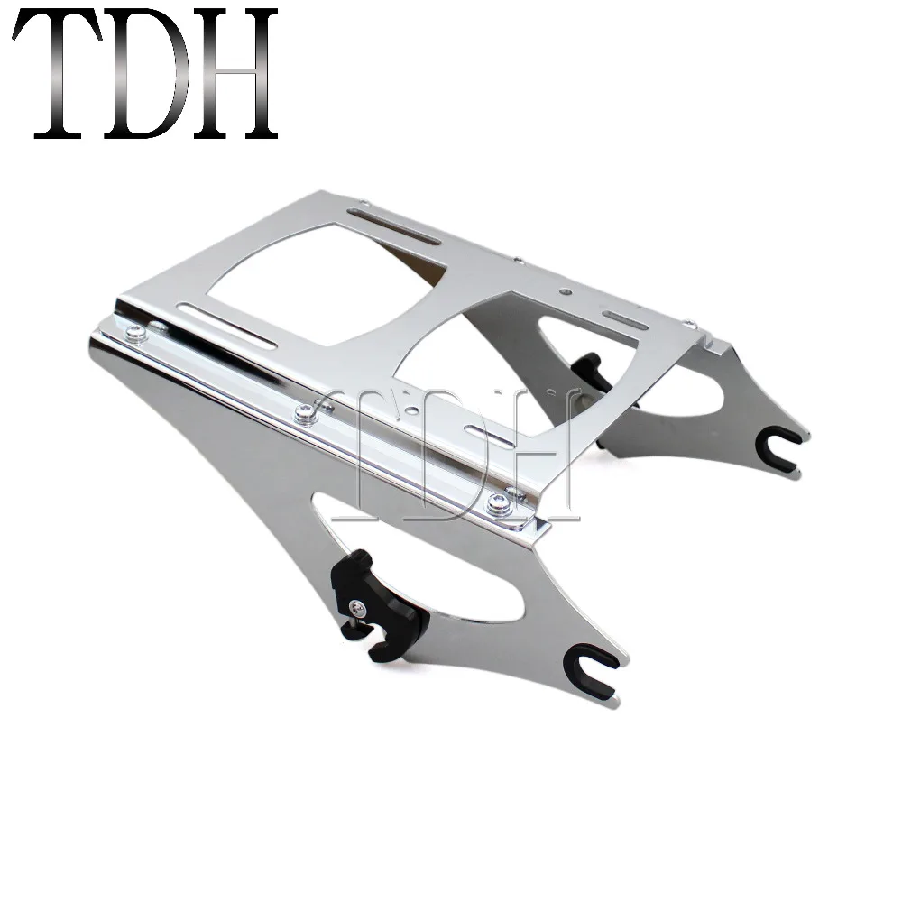 Стальной Хромированный мотоциклетный съемный двухуровневый комплект для Harley