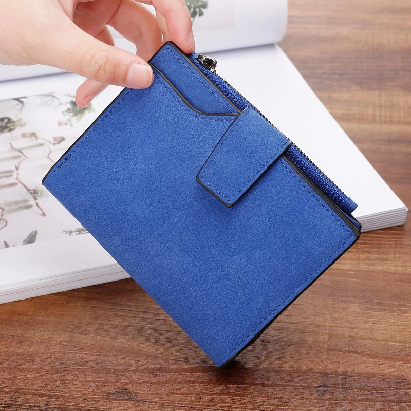 Небольшой женский кошелёк короткий кошелек леди письмо защелки на молнии