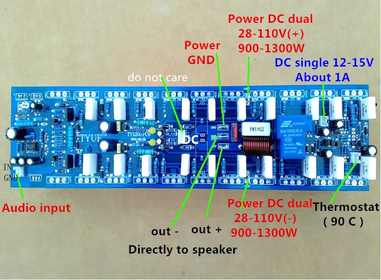 Усилитель трубчатый мощностью 11 пар 1200 Вт Вт|amplifier pcb board|board photoboard light |