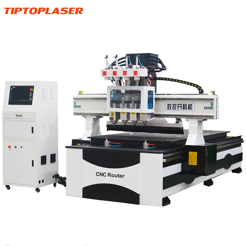 Хорошее качество 4 шпинделей мульти голова древесины CNC маршрутизатор