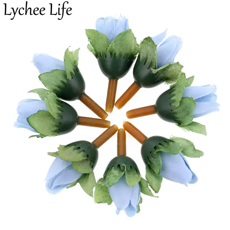 Lychee 50 шт. искусственные розы цветы украшение для рождественской вечеринки клуба