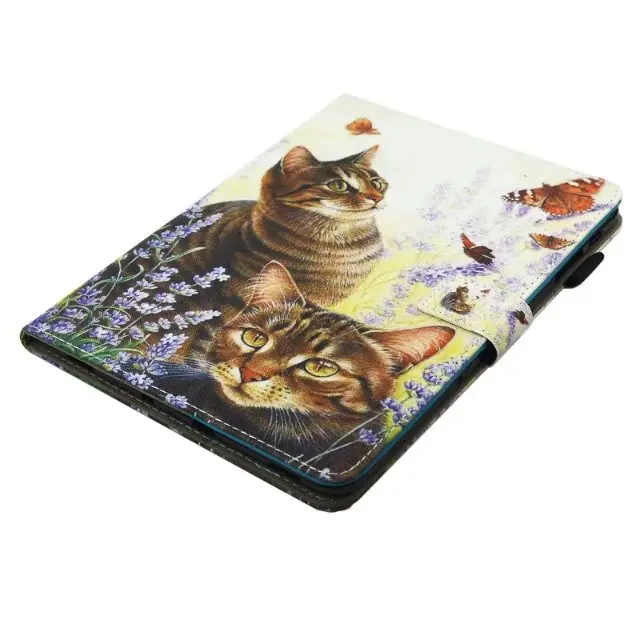 Чехол из искусственной кожи с принтом милого кота для Samsung Galaxy Tab S3 9 7 T820|kids case|for