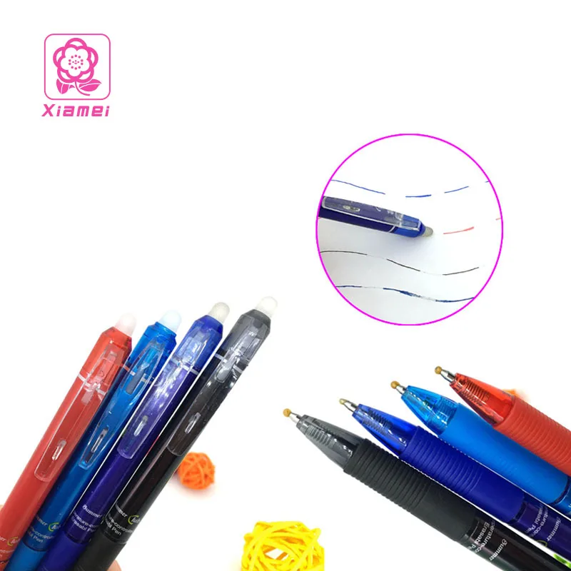Гелевая ручка Xiamei 8 шт./лот с фрикционными стираемыми чернилами черная синяя