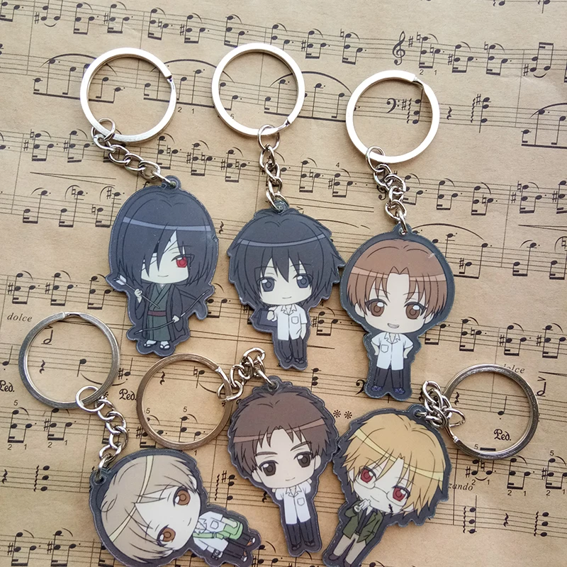 6 шт./компл. аниме брелок Нацумэ Yuujinchou Такаси Натори шуичи Танума нянко сенсей