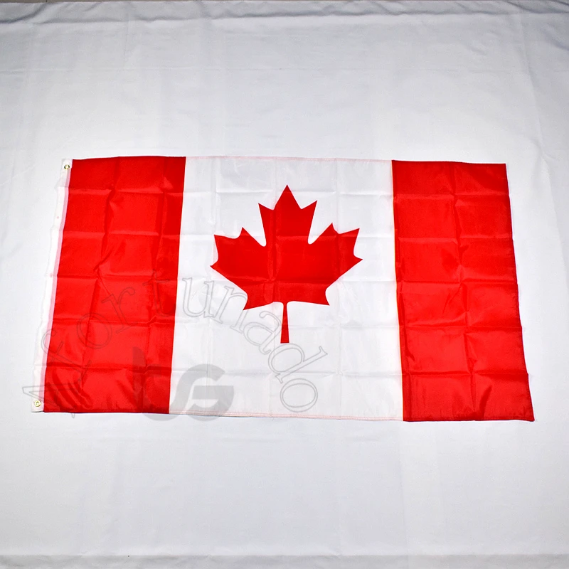 Канадский 90*150 см канадский флаг баннер 3x5 футов висящий Национальный для
