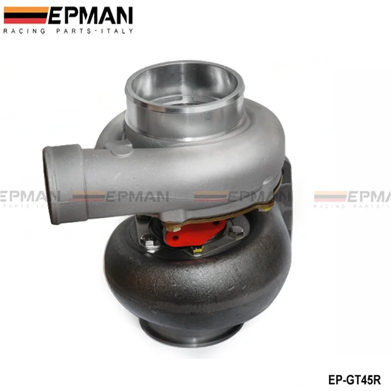 GT45R Турбокомпрессор A/R .70 задний 1 00 T4 двойной свиток 4 &quotV образный масляный