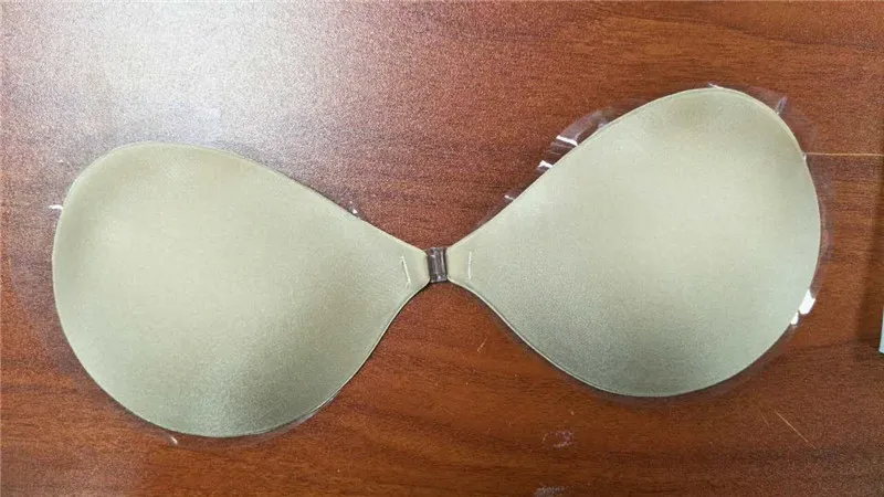 100 pcs Female Sexy Stealth Sticky Silicone Bra Self-adhesive Stick on Gel Push Up Invisible Strapless Backless Bikini Bra