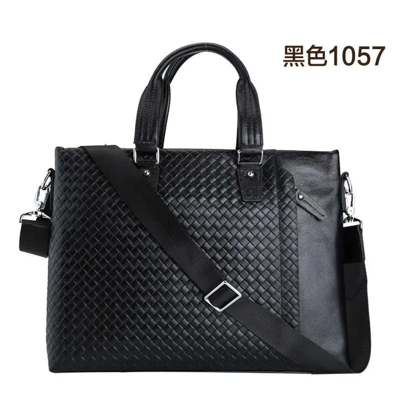 Деловой портфель из воловьей кожи для мужчин брендовая элегантная сумка