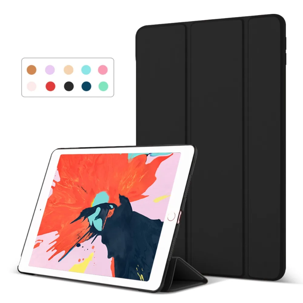 Для iPad Pro 12 9 2018 (A2014 A1876 A1895) чехол из искусственной кожи ультратонкая прозрачная