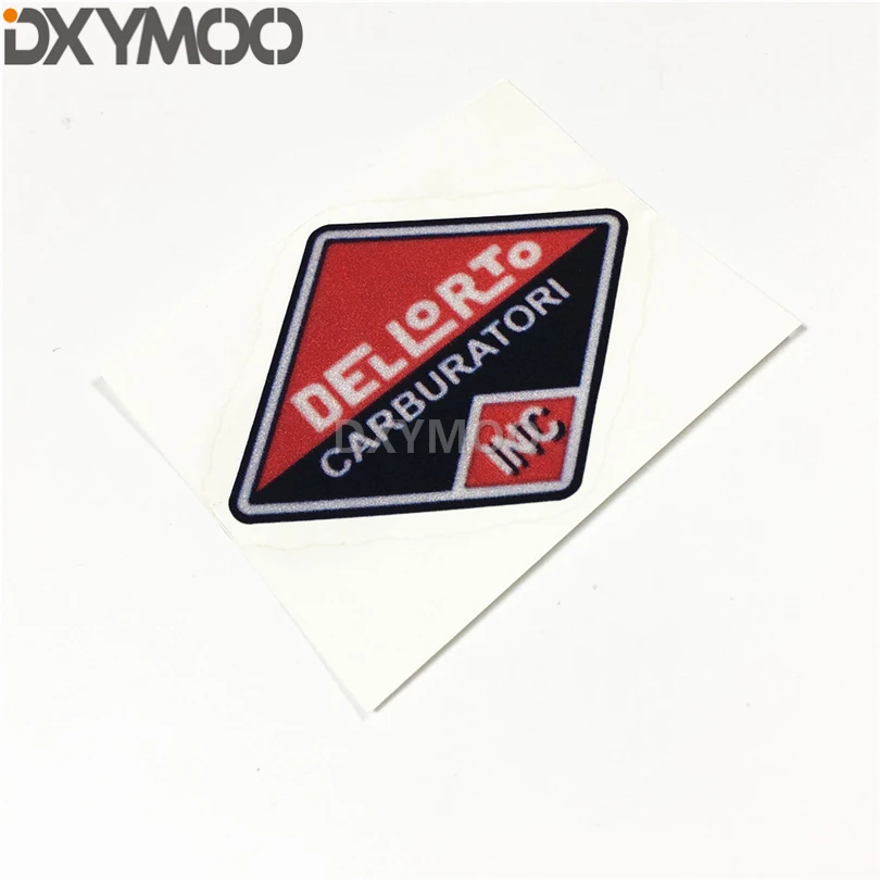 2 шт. мотоциклетный шлем мотоцикл автомобиля Стикеры наклейки для VESPA Dellorto Винтаж