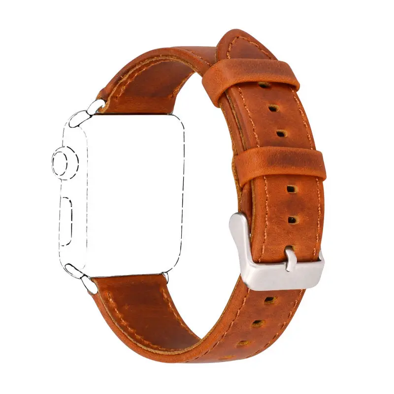 Серия 2/1 100% натуральная кожа ремешок для часов Apple Watch 42 мм/38 мм iWatch Классическая