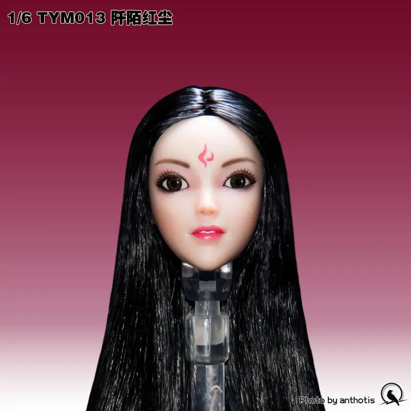 Пользовательские 1/6 масштаб Азиатский древности белой кожи большие глаза