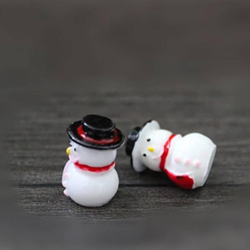 100 шт. Оптовая Продажа Flatback кабошоны из смолы мультфильм Рождество Зима 3D мини