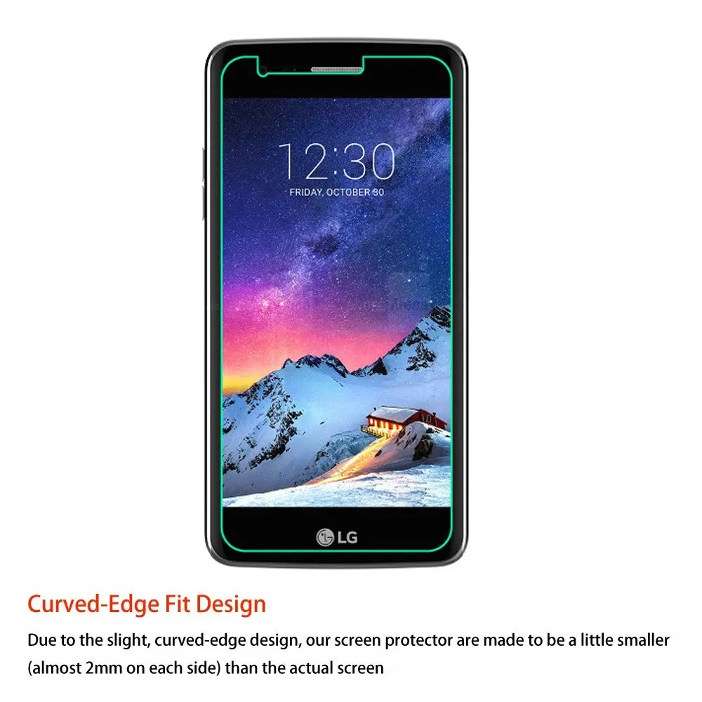 Закаленное стекло для LG K8 2017 Защита экрана стеклянная Защитная пленка LV3 M200N X240 US215