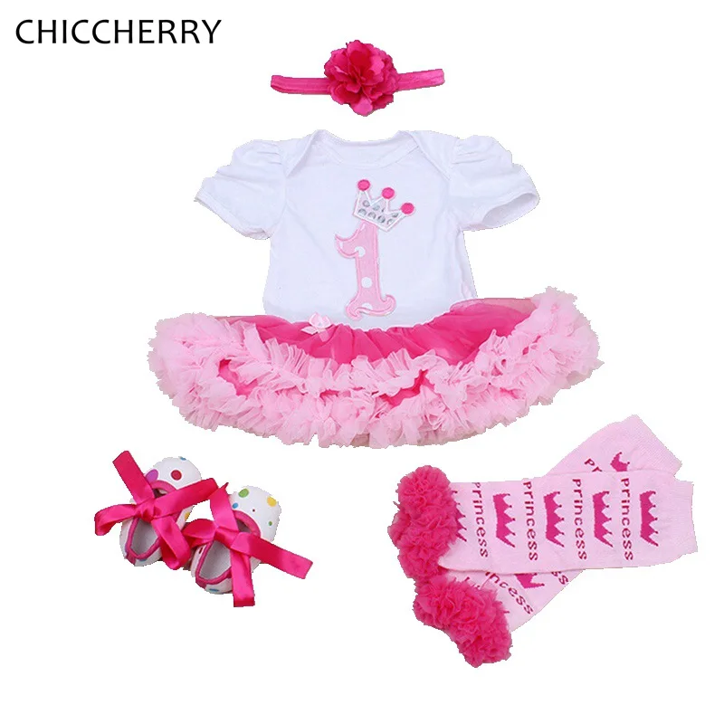 1 год Платье пачка для дня рожденья наряды Обувь девочек одежда малышей Кружево