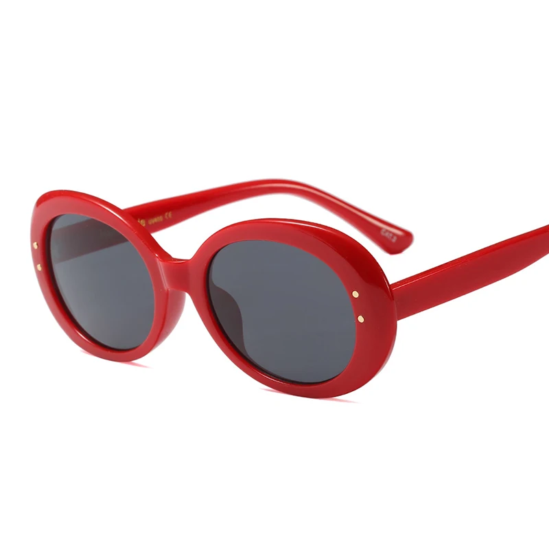 Овальные Солнцезащитные очки HBK в стиле ретро для женщин модные брендовые