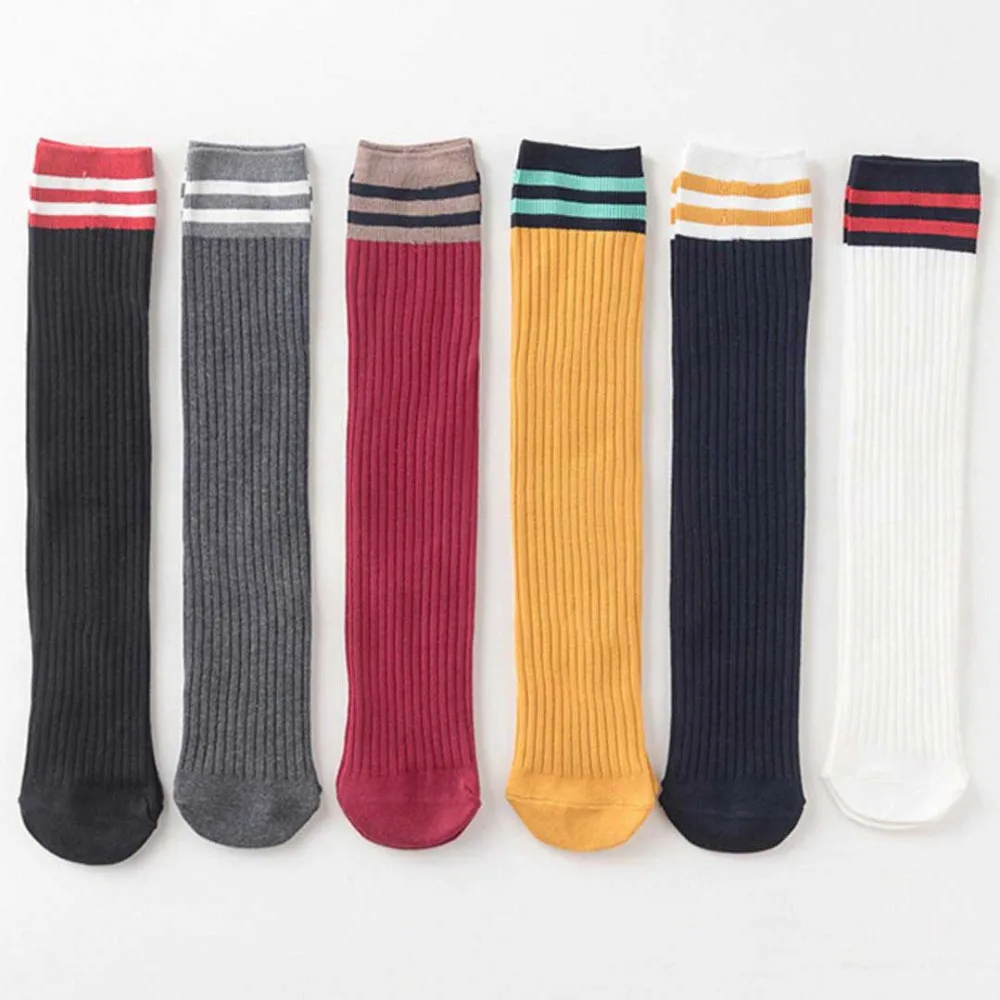 5 пар детских носков для школьной формы маленьких девочек детские хлопковые