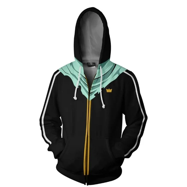 

Noragami Yato Cosplay 3D Zip Up Hoodie Men Anime Noragami 3D Print Sweatshirt Long Sleeve Hoody Streetwear Zipper Jacket