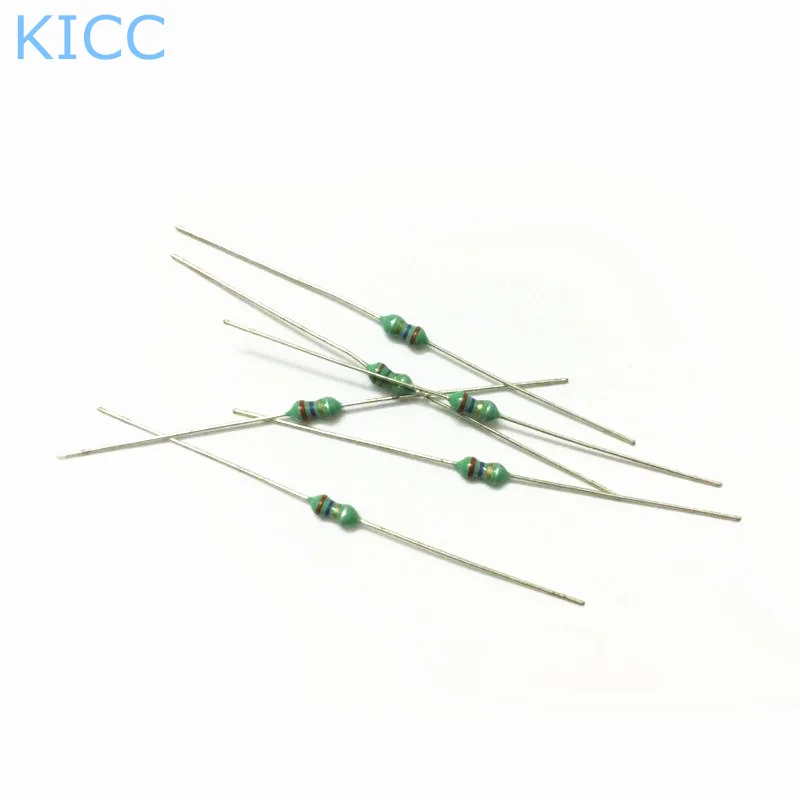 

20 шт 1/4 Вт 1.8uH 1R8 цветная кольцевая катушка индуктивности 0307 1.8uH 1R8K