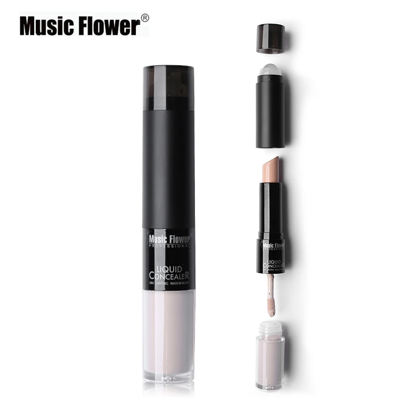 Консилер 3 в 1 с музыкальным цветком набор хайлайтеров полным покрытием кремовая