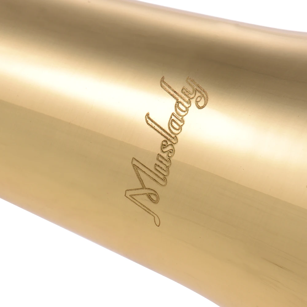 Muslady B плоский трубчатый латунный кавалерийский рог с мундштуком для школьной