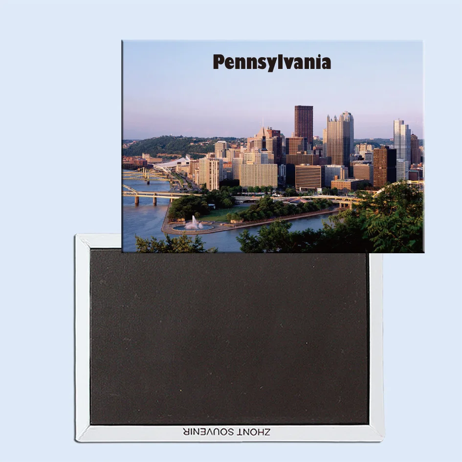 

Travel Refrigerator Magnets 78*54mm,Pittsburgh as Seen From Duquesne Heights, Pennsylvania Travel Rigid Fridge Magnets 24934