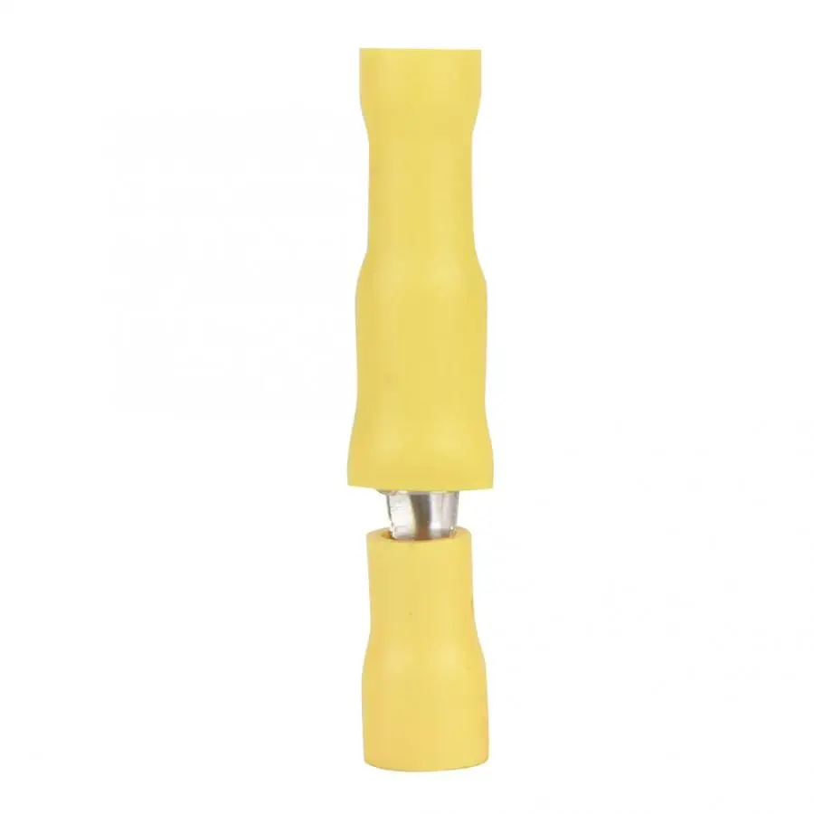 Коннектор 100 шт желтая головка ОБЖИМНАЯ Изолированная клемма аксессуары 24A usb