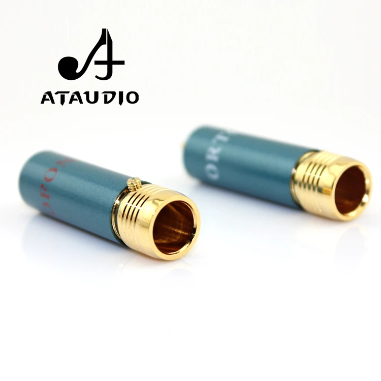 4 шт./лот ATAUDIO позолоченный Hi Fi RCA разъем end справка 8NX разъемы|connector rca|connector tconnector plug