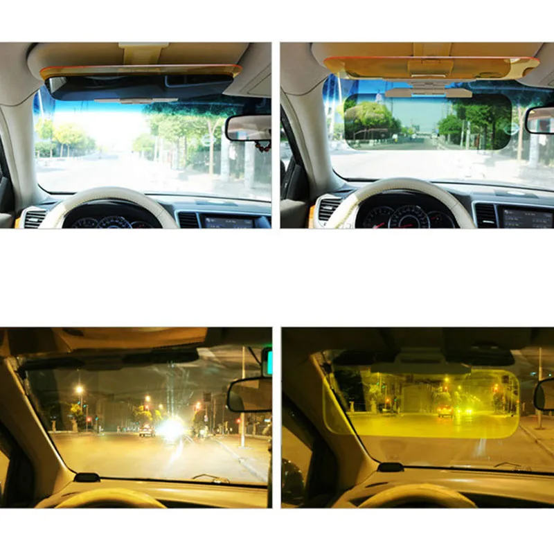 Козырек от солнца для автомобиля антибликовый блокатор UV Fold Flip Down HD прозрачный