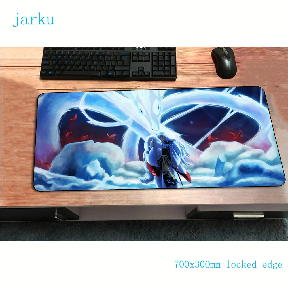 Inuyasha коврик для мыши 700x300x2 мм игровой Аниме HD шаблон офисный notbook Настольный