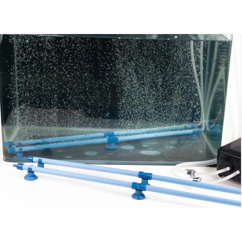 Аэратор для Аквариума Пузырь аэрационная трубка стены Шторы Рыбный бак насосная