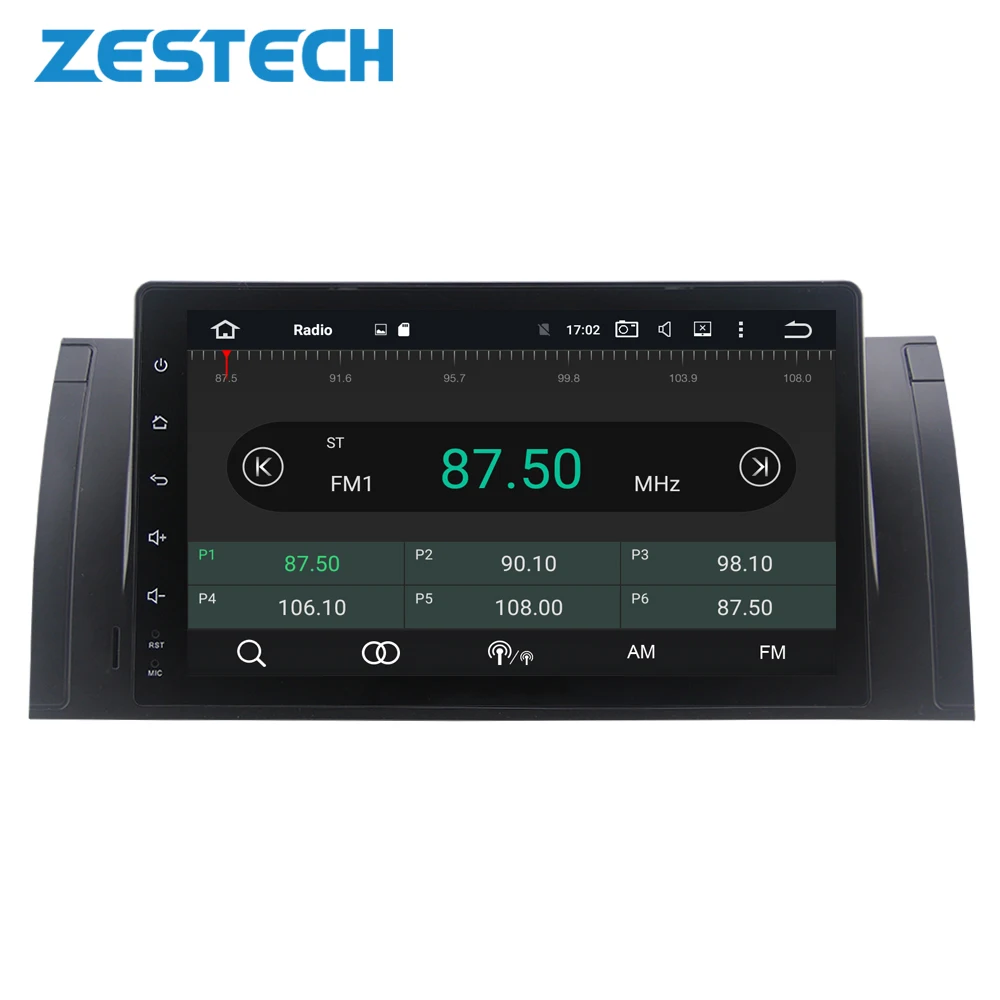 Автомагнитола с мультимедийным проигрывателем IPS Android 9 1 din DVD радио для BMW 5 серии