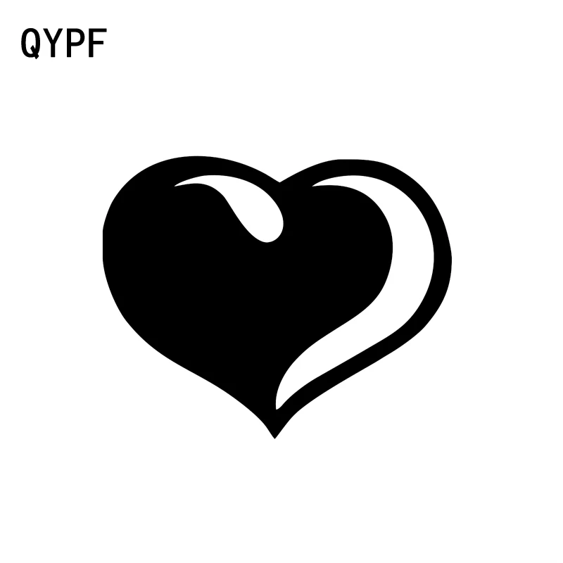 QYPF 15 см * 12 1 модное сердце любовь индивидуальное украшение автомобиля наклейка