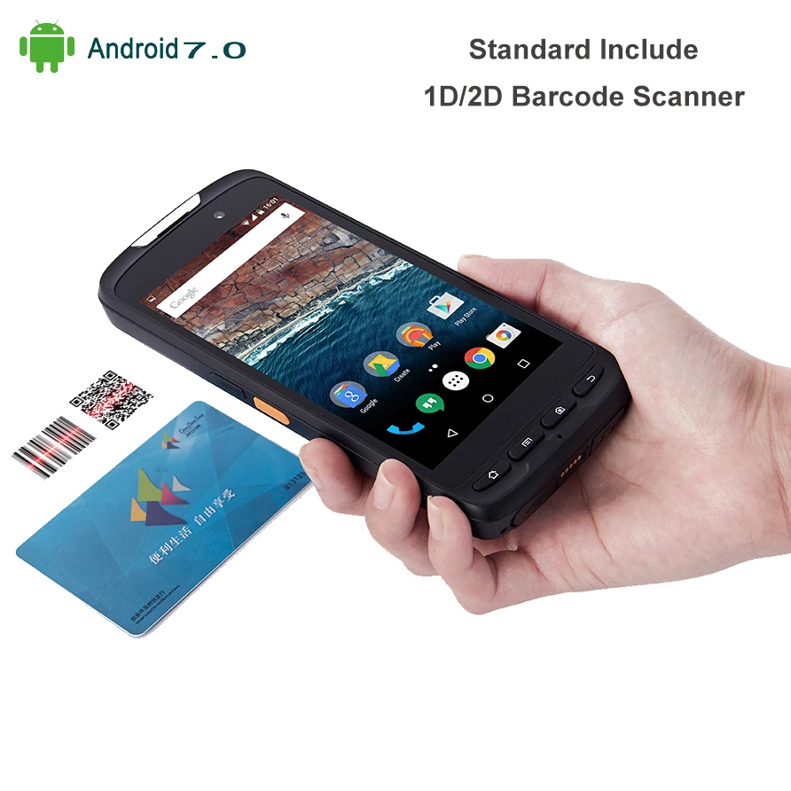 Китайский производитель мобильный терминал 4G прочный телефон ручной android 8 1 1D 2D