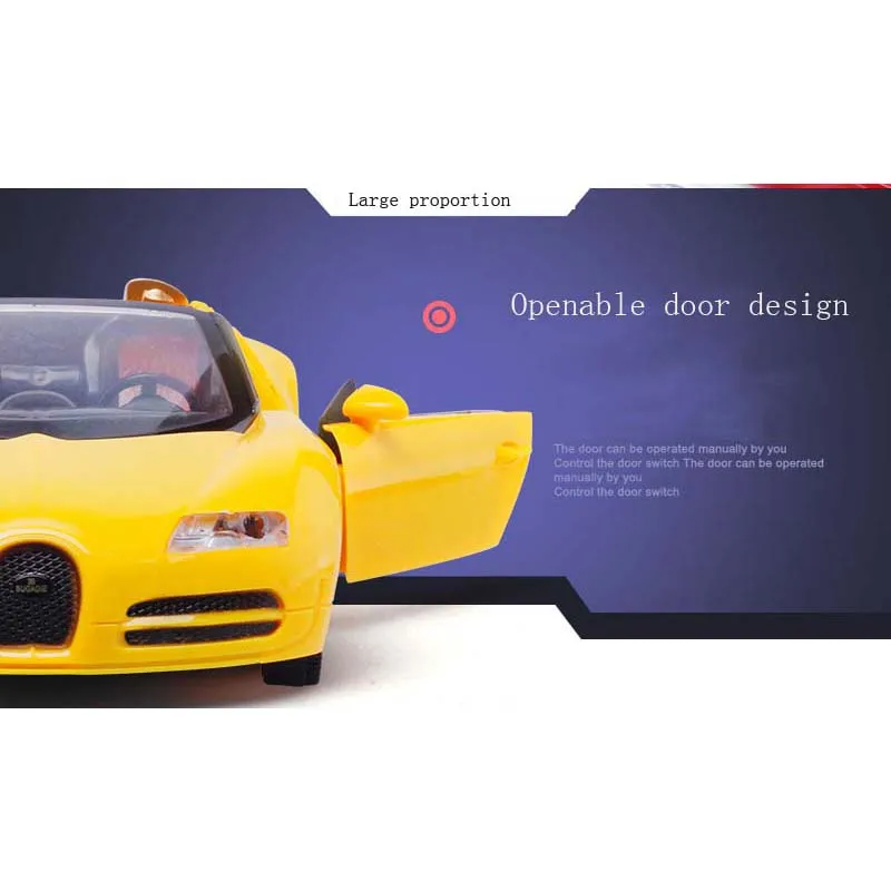 1:24 Remote Control Cars Two-way Steering Wheel Door Car Children's Toy Electric Model Toys | Игрушки и хобби