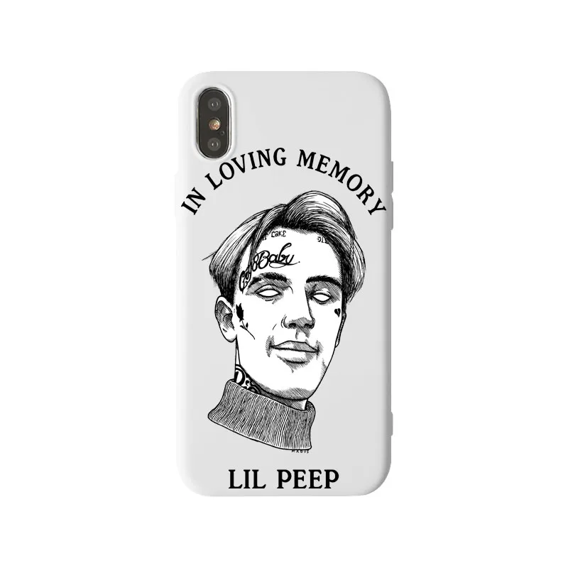 Lil Peep hellboy Life is Beautiful Cry Baby мягкий силиконовый чехол из ТПУ для iPhone X 10 SE 5 5S 6SPlus 7 8Plus XR