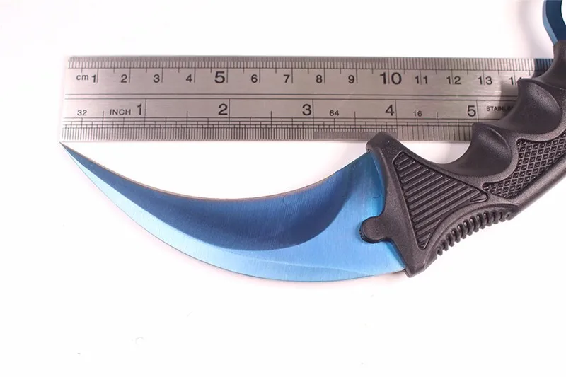 CS Cold CS GO нож выцветание Karambit csgo ножи охотничьи боевые тактические выживания армейский нож navajas couteau Кемпинг убоя