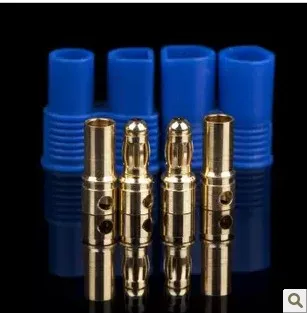 5 костюмов/партия, штепсельная вилка типа банан с оболочкой и температурным покрытием, 60 А, 3,5 мм, EC3