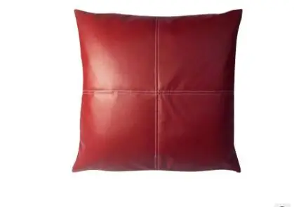 Красный/черный цвет Европейская обувь из PU искусственной кожи наволочки для