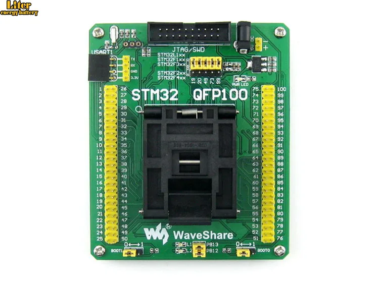QFP100 LQFP100 QFP STM32F2 STM32F4 STM32 IC тестовая розетка программируемый Адаптер 0 5 Шаг |