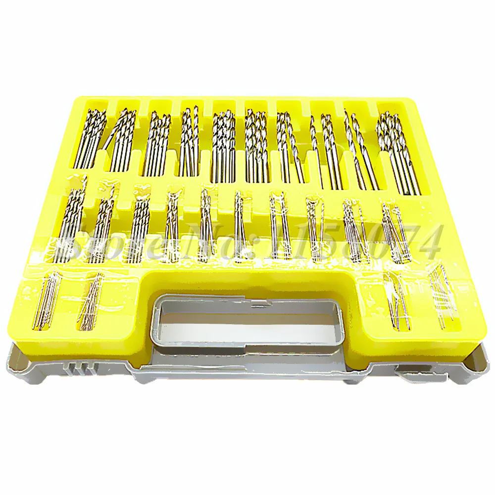 150pc Micro Hss Twist Drill Bit Set Craft Mini Rotary Tools 0.4mm-3.2mm Small Precision Power Pcb Modelling | Инструменты