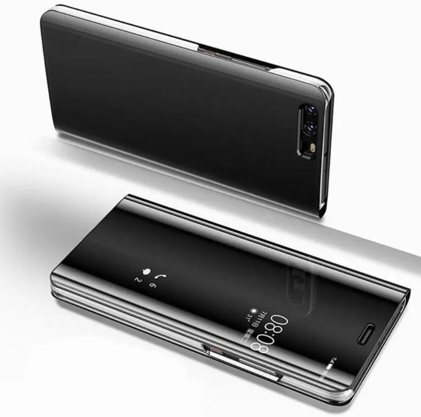 Прозрачный зеркальный чехол для huawei Honor 7A, чехол для Honor 7A DUA-L22, красивый кожаный флип-чехол с покрытием для Honor 7A 5,45"