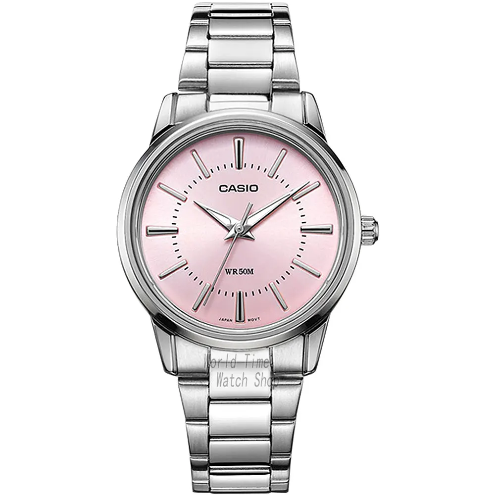 Часы Casio женские наручные часы Set top brand люкс Водонепроницаемые кварцевые наручные часы Светящиеся женские часы Спортивные часы женские relogio feminino reloj mujer montre homme bayan kol saati zegarek damski - Цвет: LTP1303D4A-1
