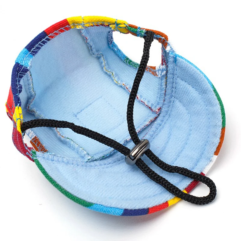 Бейсболка TAILUP для маленьких собак и кошек полосатая шляпа от солнца щенков