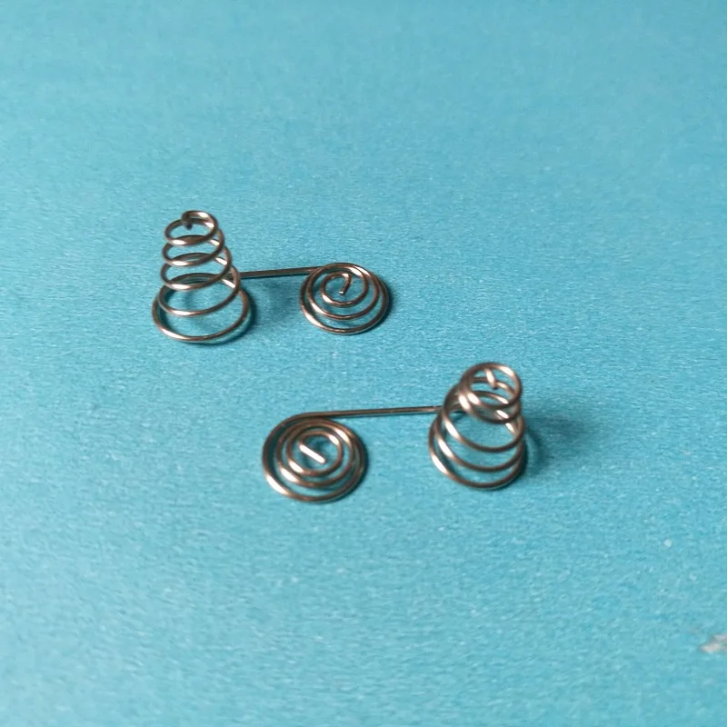 Двойная пружинная Батарейная коробка AAA положительный и отрицательный контакт