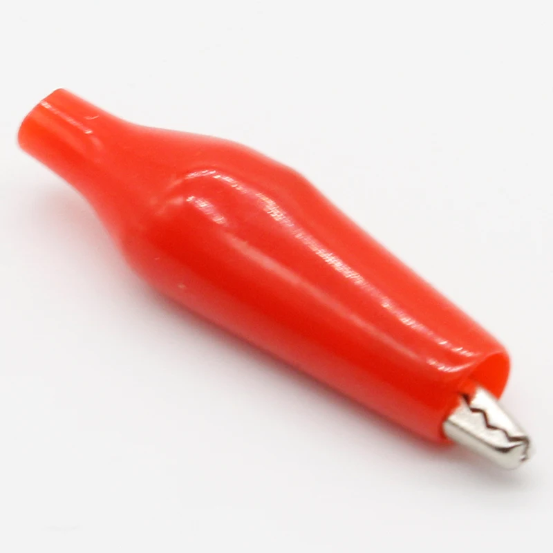 12 шт. изоляционный металлический зажим типа крокодил Электрический тест 28 мм