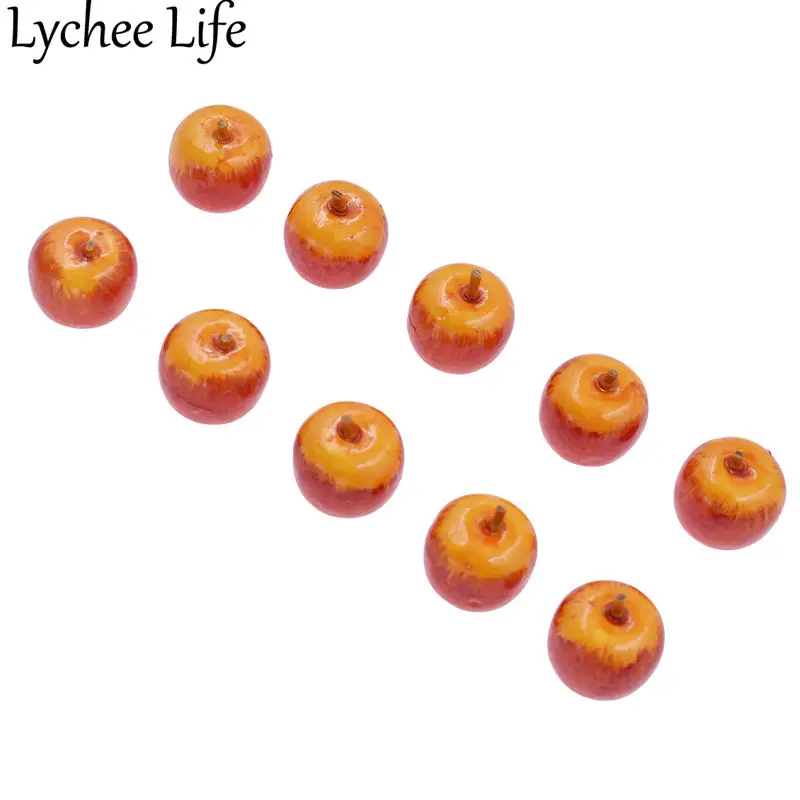 Lychee 50 шт. искусственное яблоко пластиковая пена яблоки фрукты современный стиль