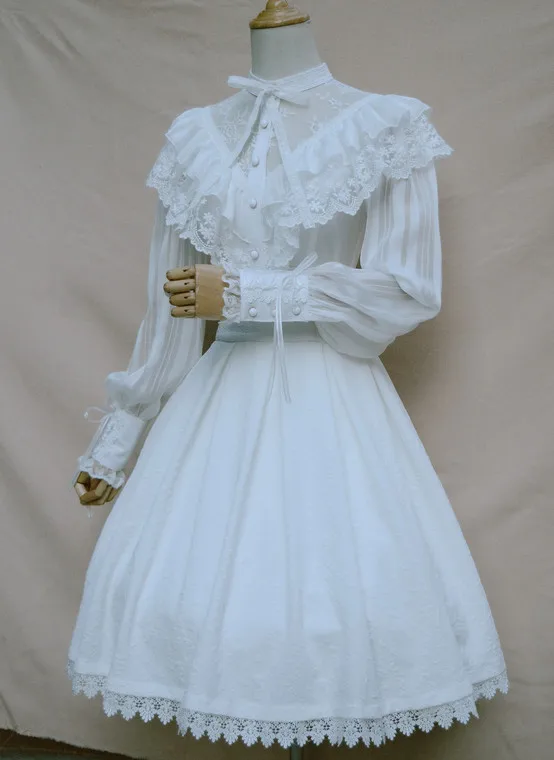 Женская шифоновая блузка с длинным рукавом фонариком и рюшами|blouses with ruffles|women chiffon