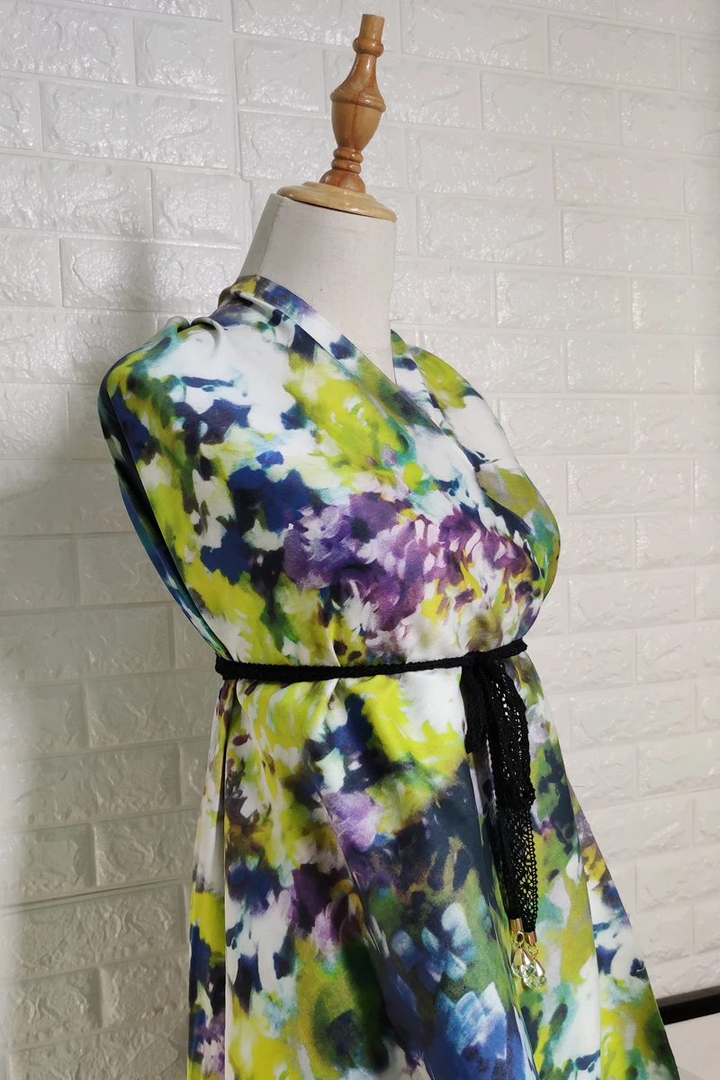 Смешанная шелковая хлопчатобумажная ткань широкая дизайнерская на заказ | Дом и