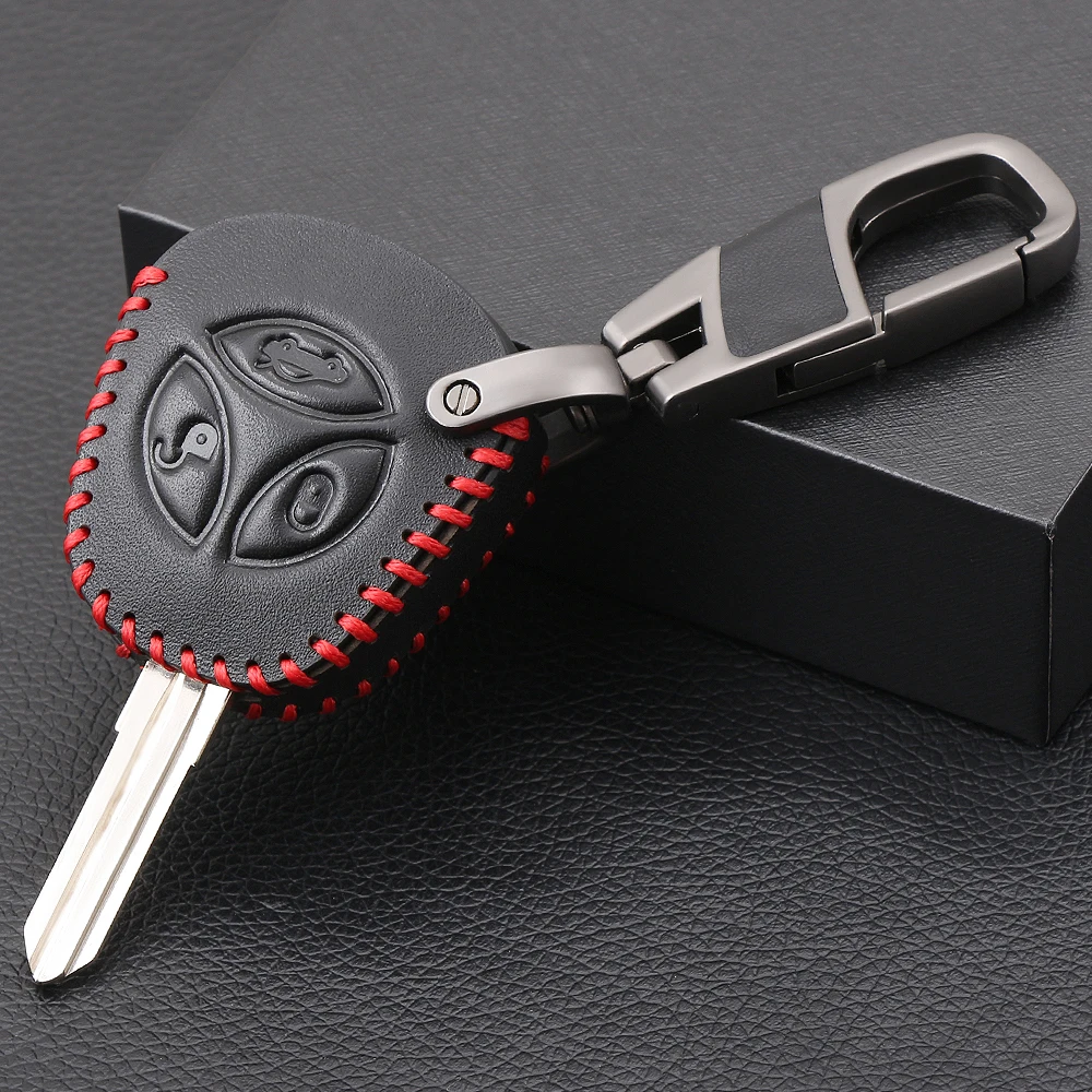 VCiiC автомобильный Стайлинг из натуральной кожи чехол для автомобильного ключа